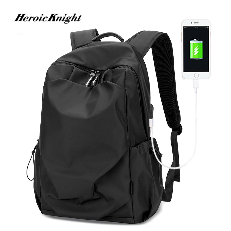 Heroic Knight Men Fashion Backpack 15.6inch Laptop Backpack Men Waterproof Travel Outdoor backpack
