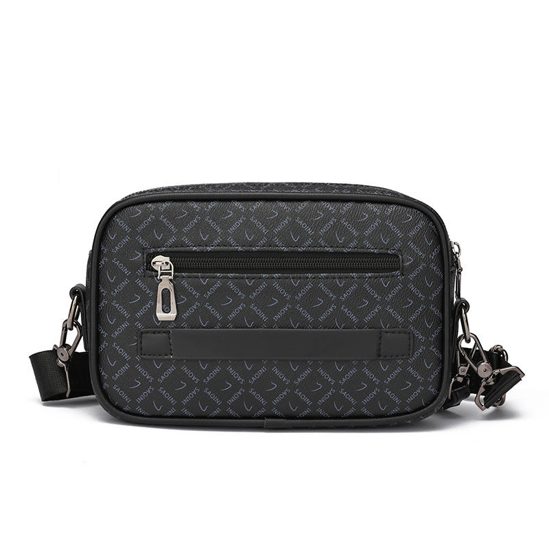 New Casual Shoulder Messenger Bag Large Capacity Men's Handheld Horizontal