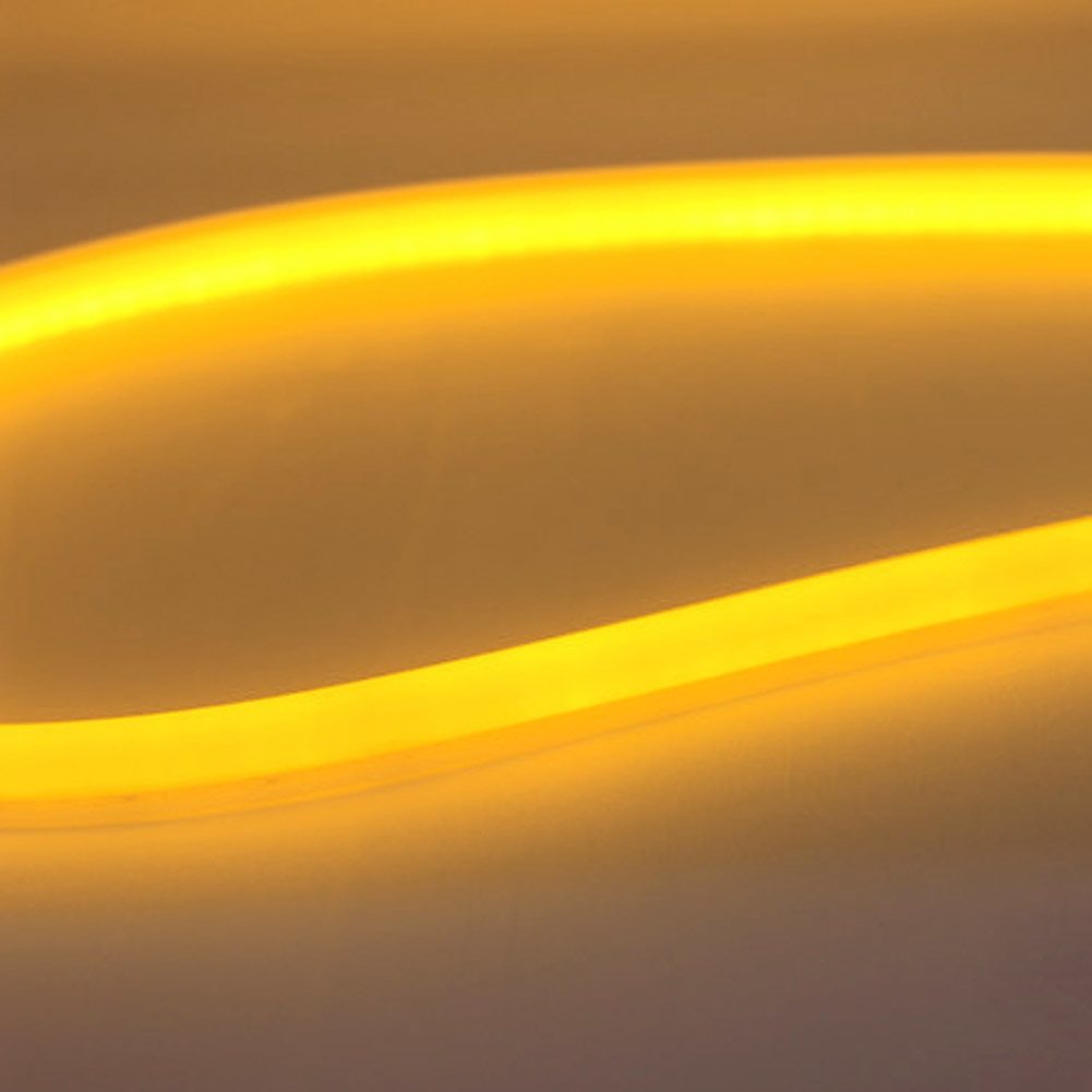 2Pcs 45cm 60cm Flexible Car Soft Tube LED Strip Light Angel Eye DRL Daytime Running Headlight Lamp 5 Color