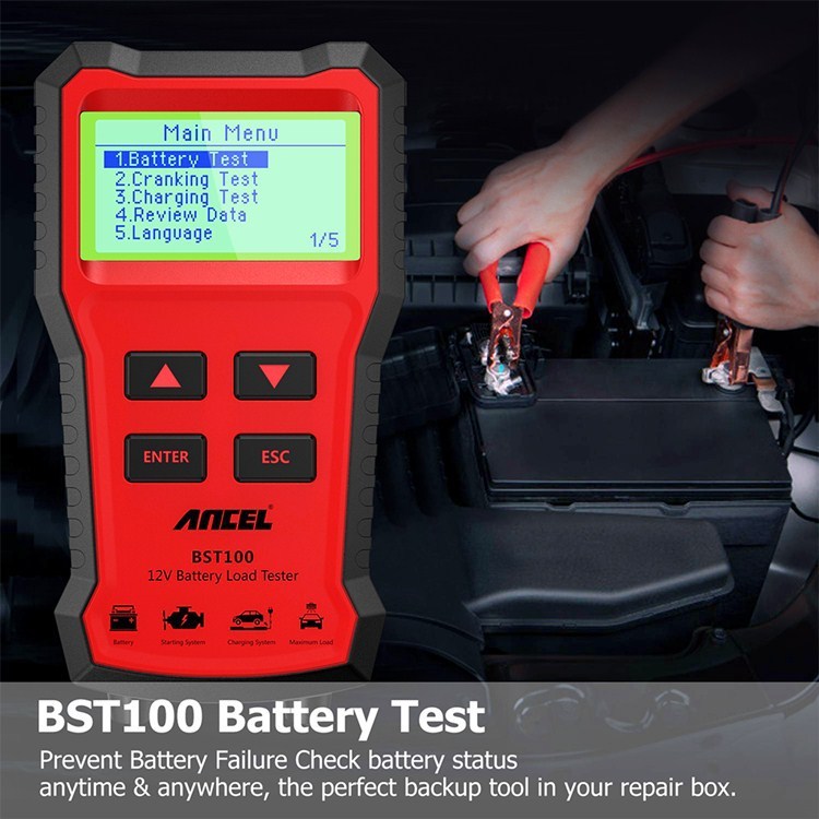 Automobile Battery Tester 12V Battery Detector