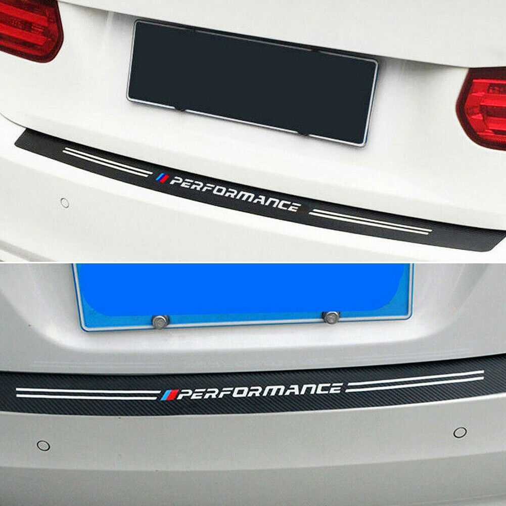 Carbon Fiber Car Rear Bumper Trunk Guard Protected Stickers