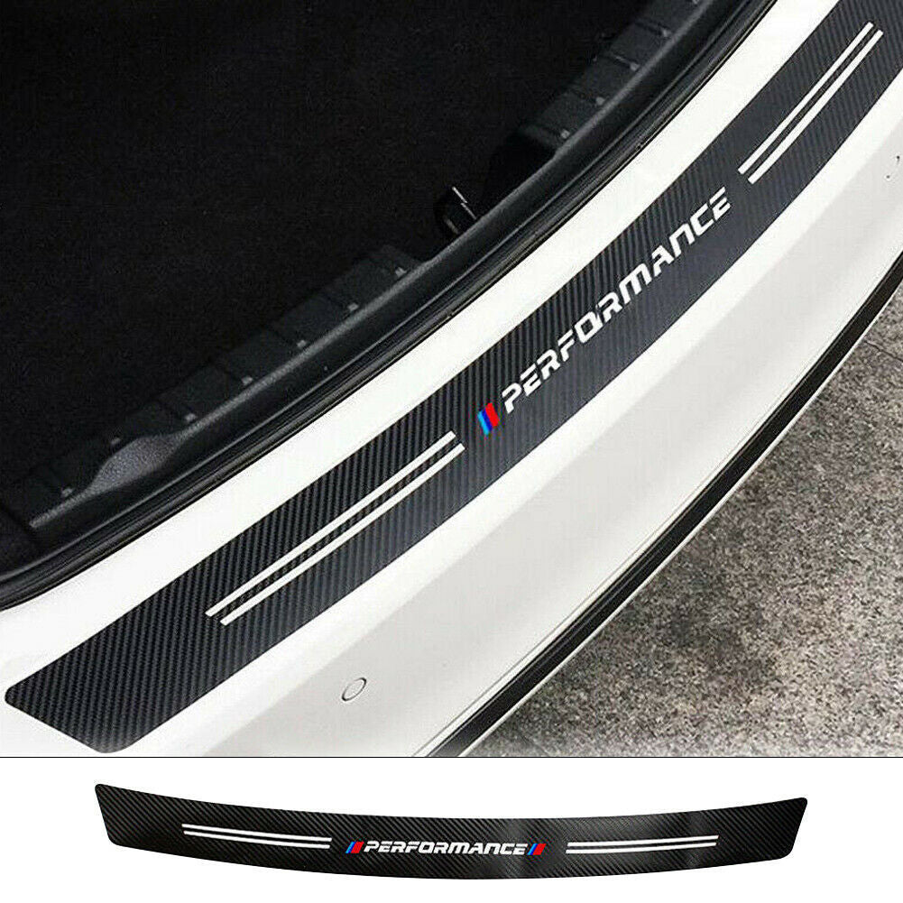 Carbon Fiber Car Rear Bumper Trunk Guard Protected Stickers