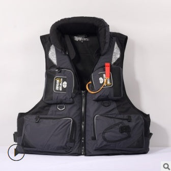 Sea Fishing Life Jacket Rock Fishing Fishing Waistcoat Multi-Function Portable Swimming Large Buoyancy