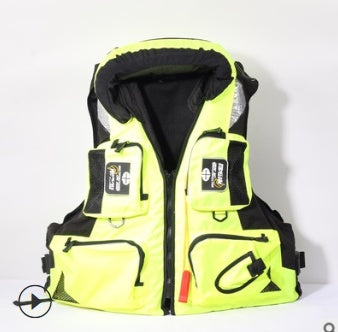 Sea Fishing Life Jacket Rock Fishing Fishing Waistcoat Multi-Function Portable Swimming Large Buoyancy