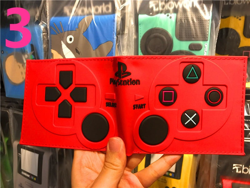 PS4 Wallet Playstation Game Controller Wallet Control Button Handle Model Short Wallet