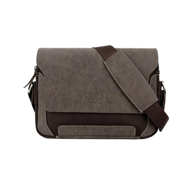 Designer Men's Messenger Bags PU Leather Oxford Vintage Mens Crossbody Bag