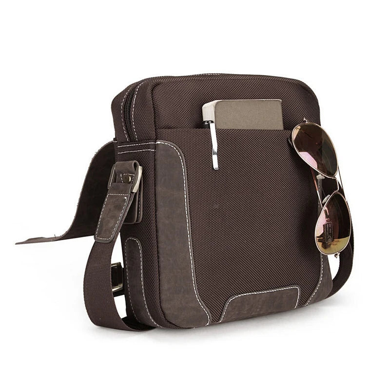 Designer Men's Messenger Bags PU Leather Oxford Vintage Mens Crossbody Bag