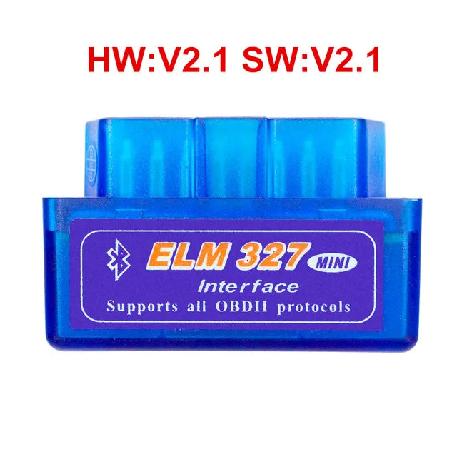 Super Mini ELM327 Bluetooth V2.1 / V1.5 OBD2 Car Diagnostic Tool ELM 327 Bluetooth For OBDII Protocol