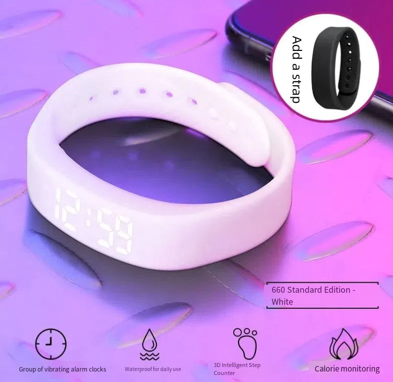 Smart Watch Electronic Vibration Waterproof Night Light