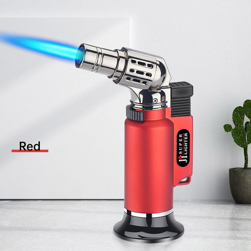 Windproof Turbo Gas Lighters Welding Torch Kitchen Cooking Adjustable Flame Powerful Cigar Lighter For Men Gifts