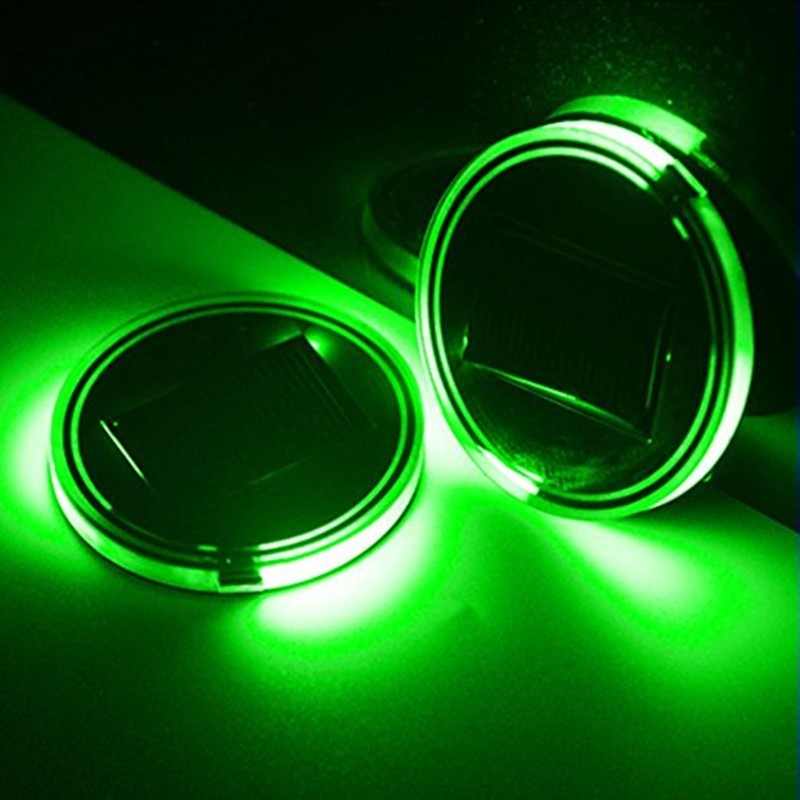 Solar Powered LED Cup Mats