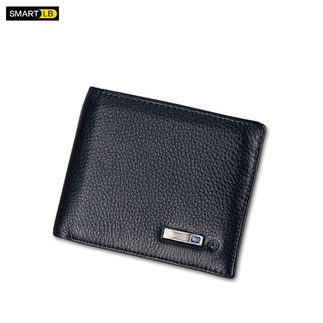 Genuine Leather Wallet High Quantity New Fashion Bifold Card Holders Slim GPS Charging Anti-theft