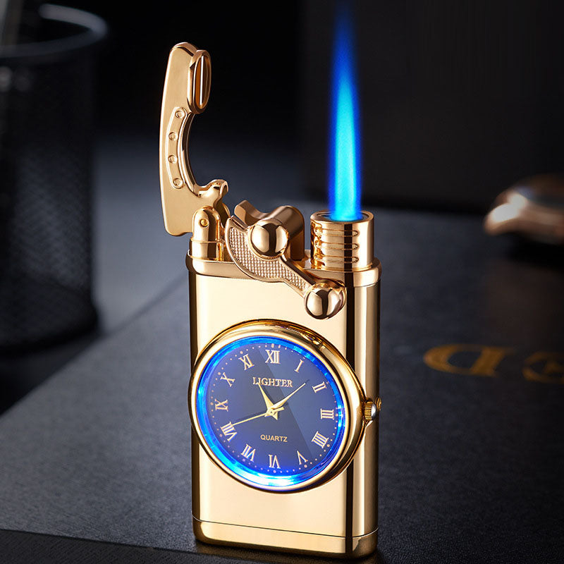 Multi functional electronic watch cigarette lighter , versatile men's gift lighter