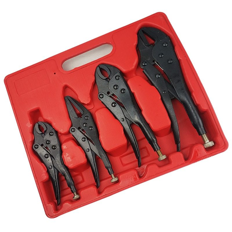 4-piece vigorous pliers set molegrips vicegrips