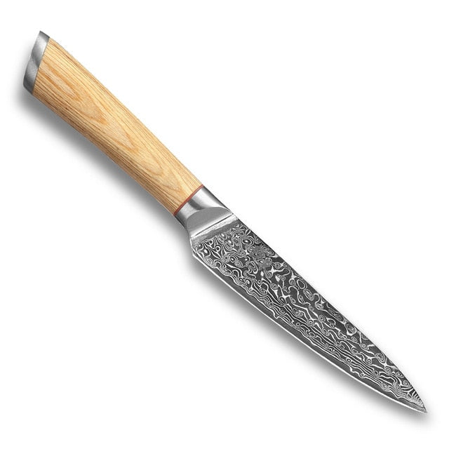 67-layer steel V gold 10 Damascus kitchen knife chef Knives Gyuto Santoku Cleaver Paring Steak Slicing Utility
