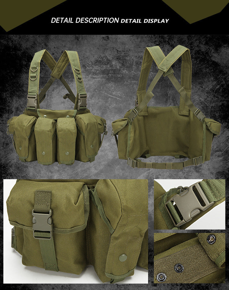 Tactical Bellyband Vest Multifunctional CS Load Vest Quick Release And Light Weight Outreach Training Camouflage Equipment