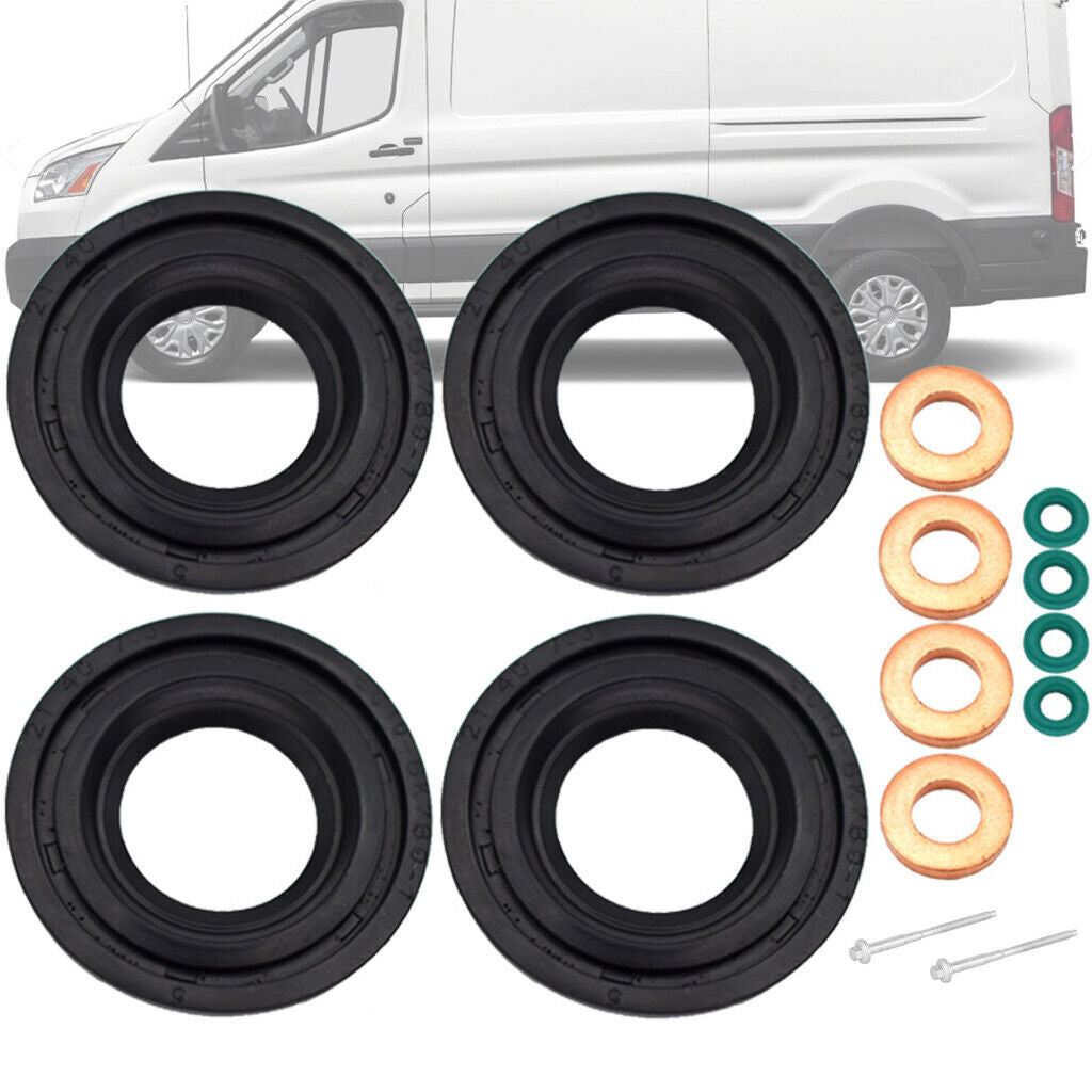INJECTOR SEAL KIT INJECTOR CLAMP BOLTS FOR FORD TRANSIT MK7 2.2 TDCi