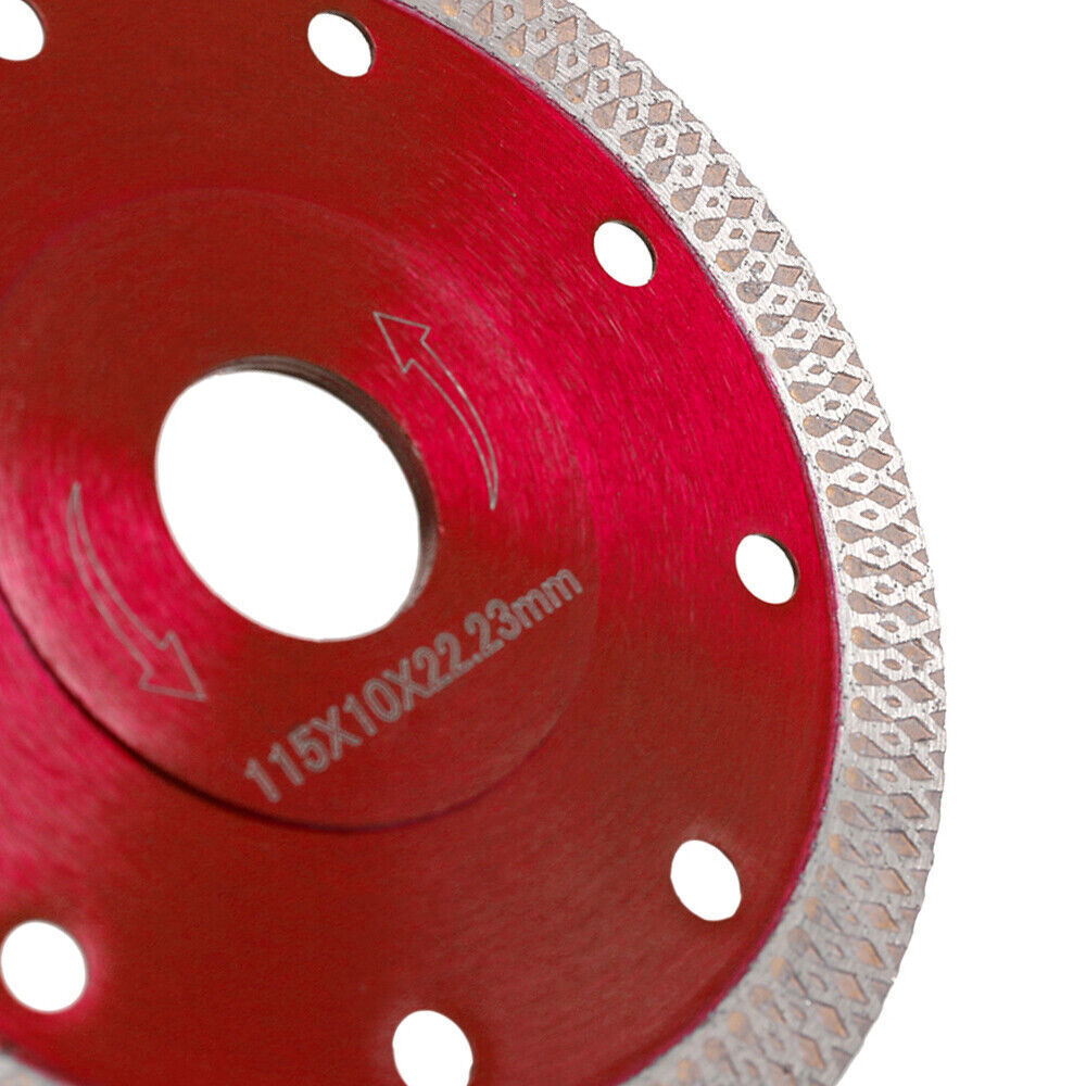 2x 115mm Diamond Cutting Discs 4.5 Angle Grinder Blade Tile Stone Concrete Tool