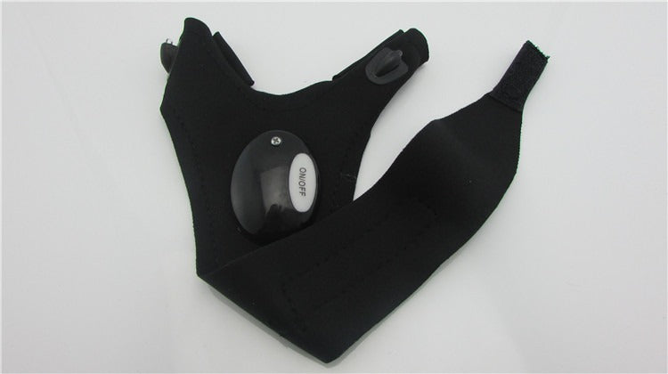 LED Flashlight Fishing Maintenance Camping Running Riding Lighting Half Finger Light Night Fishing Gloves Night Running Light Gloves