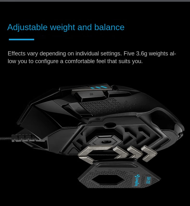 Logitech G502Hero Dominator Cable Gaming Mouse G502SE Esports RGB Backlight
