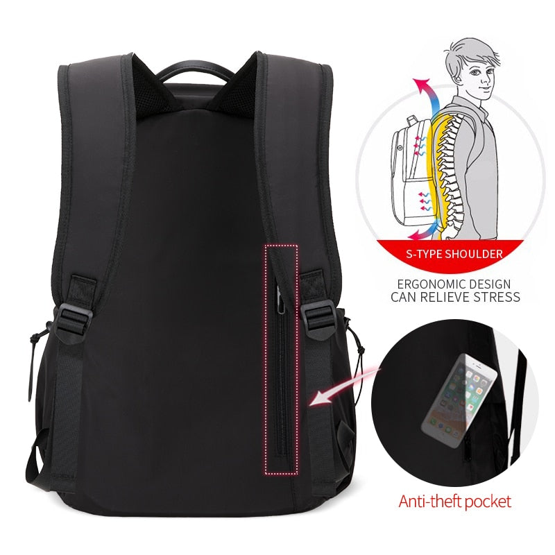 Heroic Knight Men Fashion Backpack 15.6inch Laptop Backpack Men Waterproof Travel Outdoor backpack