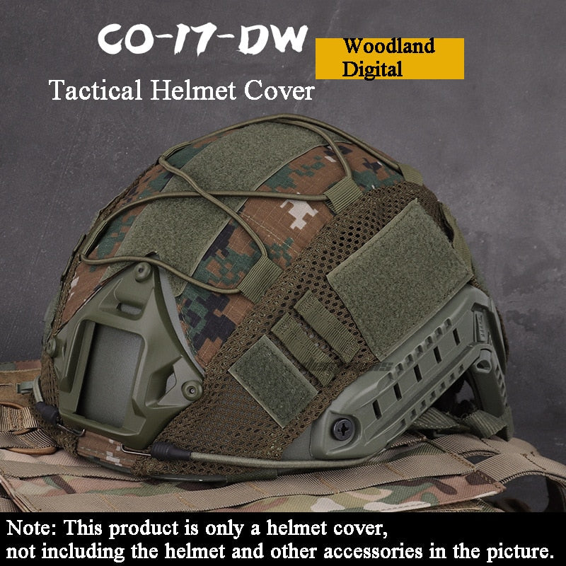 Tactical Helmet Cover for Fast MH PJ BJ Helmet Airsoft Paintball Army Helmet Cover Military Accessories