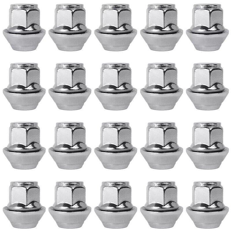 20Pcs For Ford Focus MK2 MK3 ST Car Alloy Wheel Nuts M12X1.5 19MM Bolt Lug Studs
