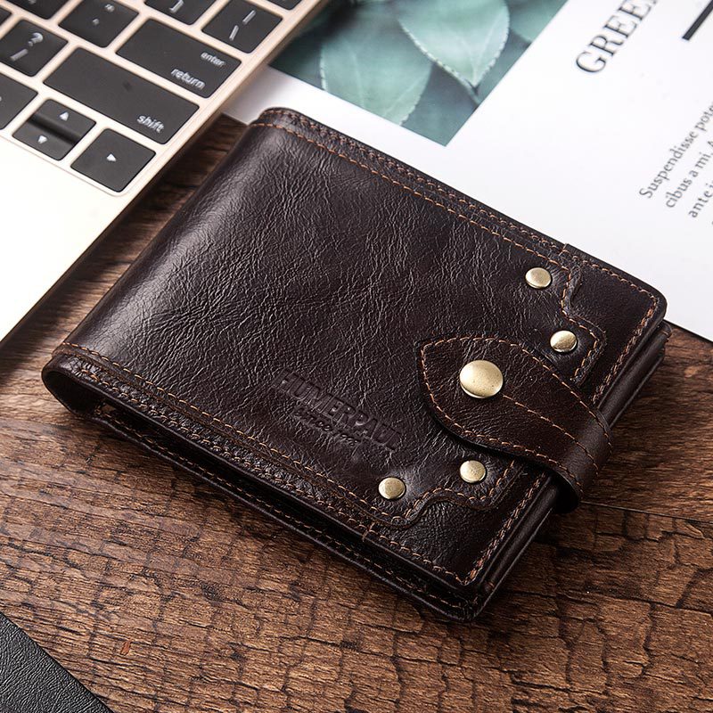 Men's Genuine Leather Wallet Multi-Card