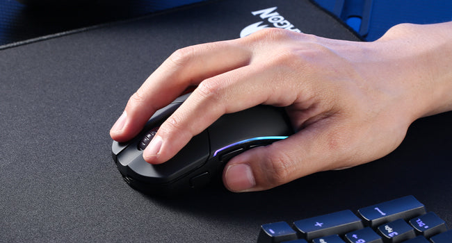 Redragon M719 Pro Wireless Optical Gaming Mouse, 8 Programmable Buttons, RGB 10,000 DPI, Ergonomic PC Computer Gaming Mice