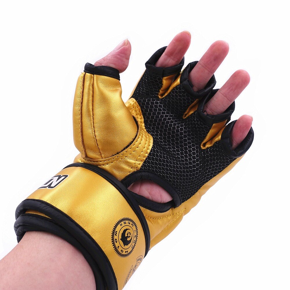 MMA Boxing Gloves Kick Boxing Mitts Breathable Sparring Gloves