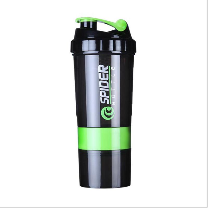 BAISPO Creative Protein Powder Shake Mixing Fitness Kettle Sports Water Bottle