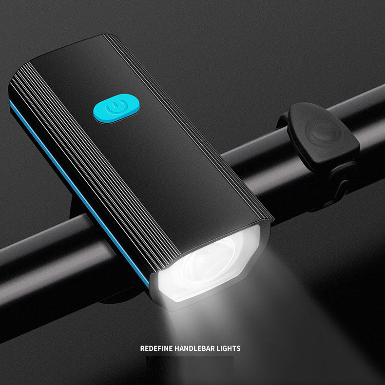 Bicycle lights, headlights, mountain bikes, night riding, charging, strong light flashlight, USB charging,