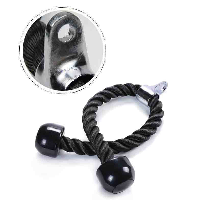 Triceps trainer biceps pull rope single double-headed pull down rope