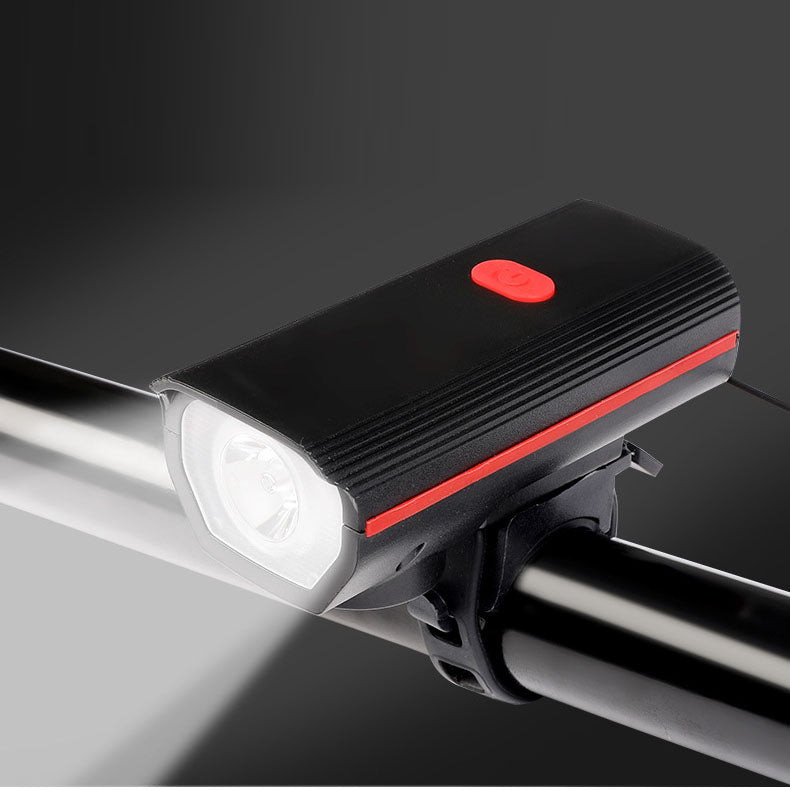 Bicycle lights, headlights, mountain bikes, night riding, charging, strong light flashlight, USB charging,