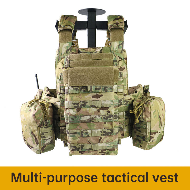 Tactical vest vest quick tear down multi-function breathable Oxford blouse field army fans as training clothes