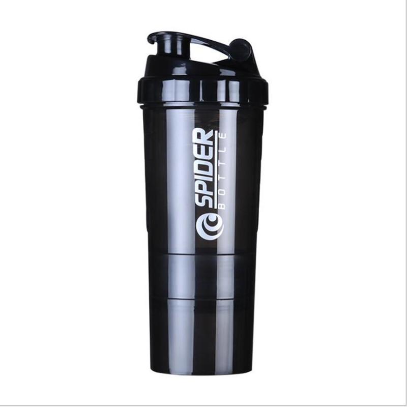 BAISPO Creative Protein Powder Shake Mixing Fitness Kettle Sports Water Bottle