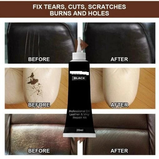 Leather repair paste