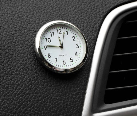 Car sticker clock