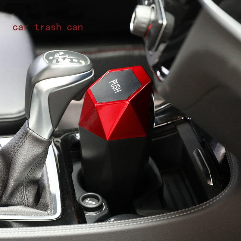 Simple car trash can car door storage box