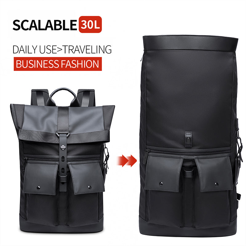 New BANGE Backpack Men's Casual Business Backpack Travel Large Capacity Backpack