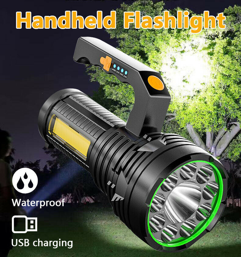 Strong Light Portable Flashlight Multi-Function Rechargeable Waterproof Searchlight Outdoor Emergency USB Outdoor Light