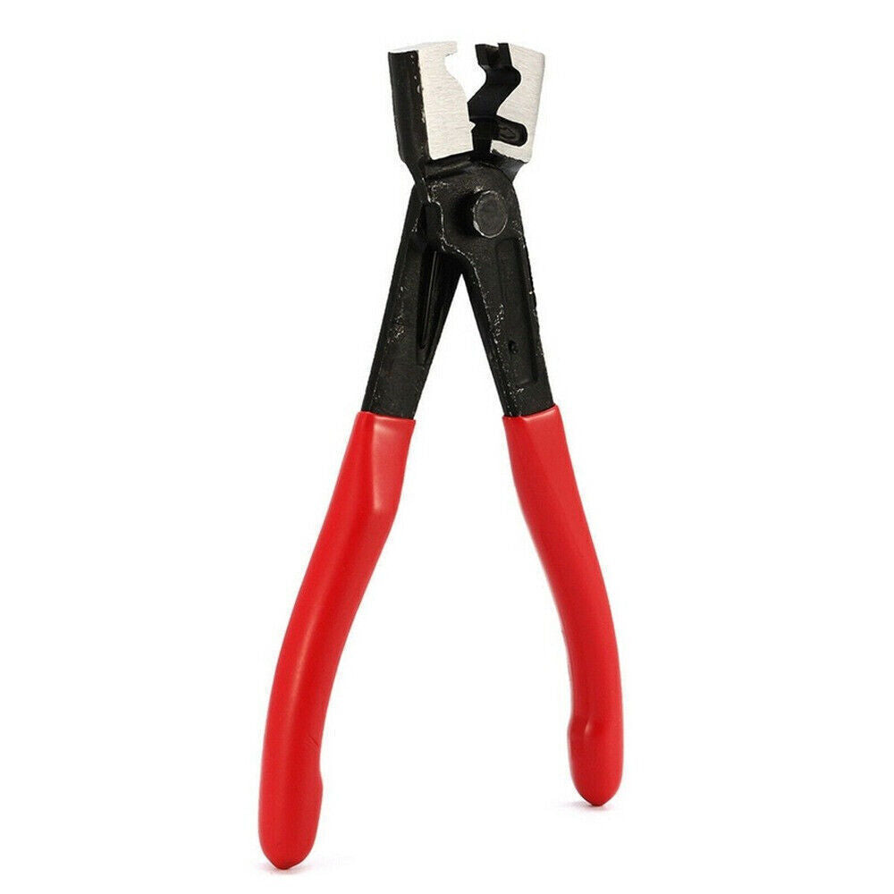1pc Red Clicr-R Type Hose Clip Plier Practical Metal Collar Clamp Swivel Tool