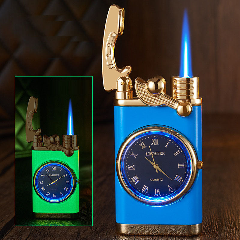 Multi functional electronic watch cigarette lighter , versatile men's gift lighter