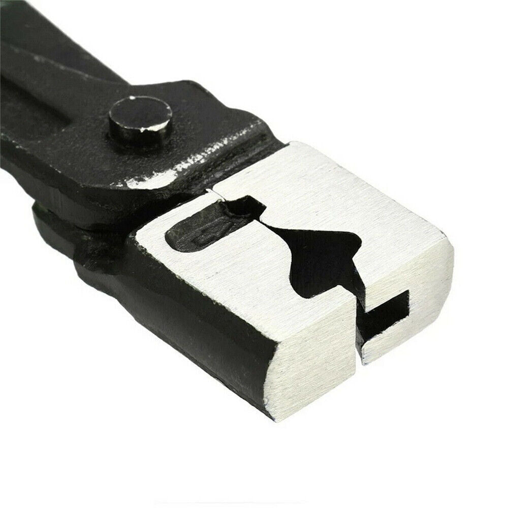 1pc Red Clicr-R Type Hose Clip Plier Practical Metal Collar Clamp Swivel Tool