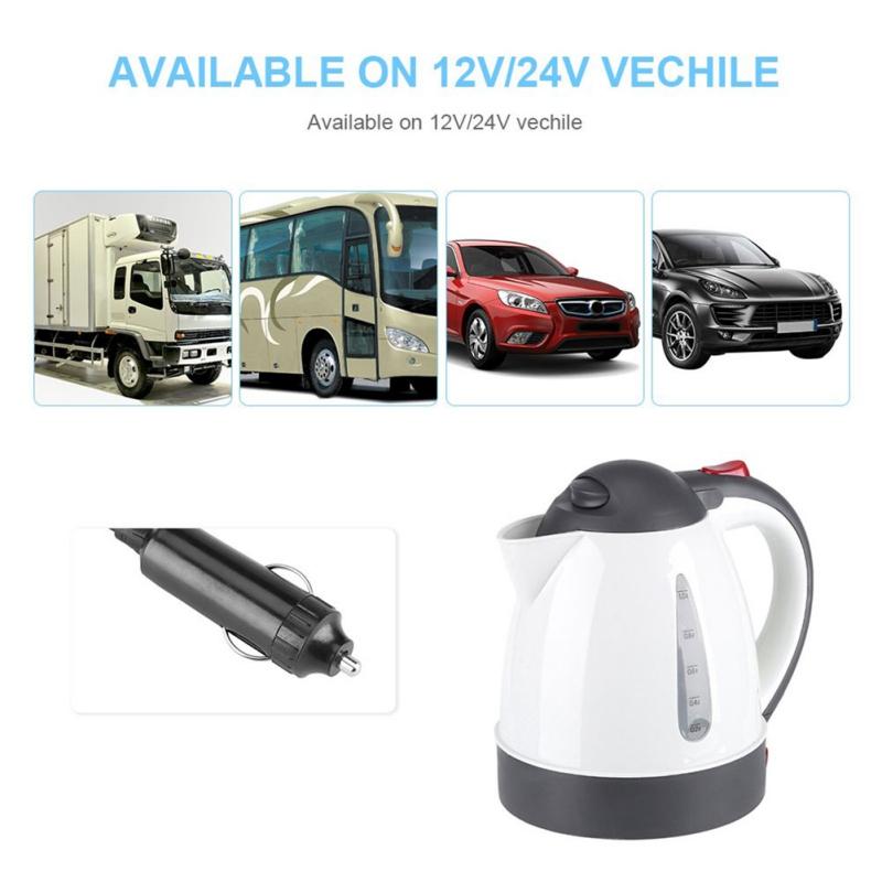 Auto Heating Kettle With Smart Switch Capacity
12V or 24V