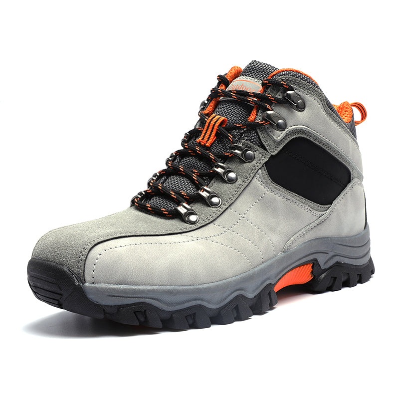 Autumn and Winter Men Outdoor Shoes High Top Large Sized Hiking Shoes One Piece Tongue Casual Mountaineer