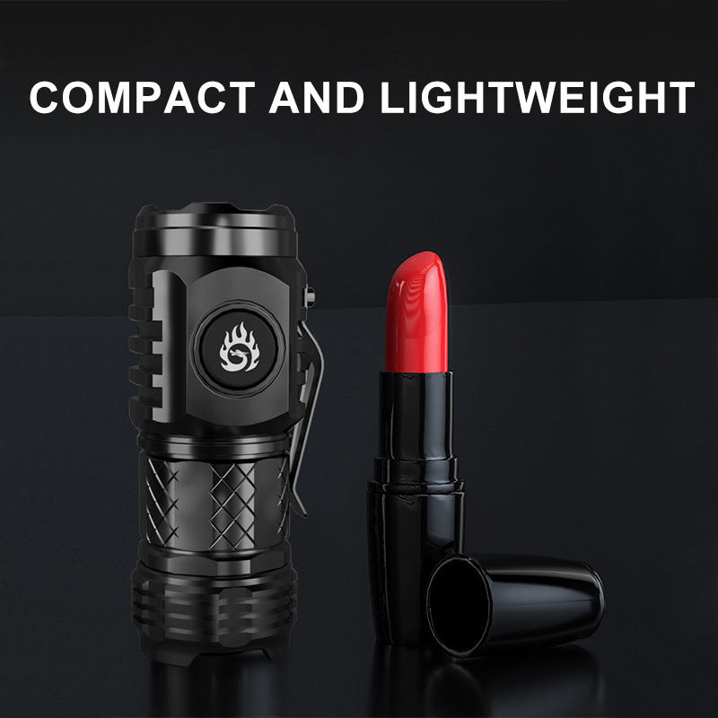 Rechargeable 3 LED 3000 Lumens 5 Modes Outdoor EDC Flashlight Power Outage Emergency Lighting