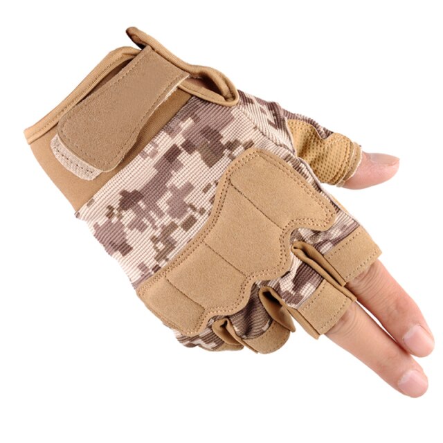 Tactical Sports Fitness Weight Lifting Gym Gloves Training Fitness bodybuilding Workout Wrist Wrap Exercise Glove for Men
