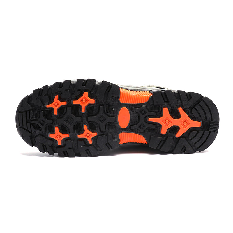 Autumn and Winter Men Outdoor Shoes High Top Large Sized Hiking Shoes One Piece Tongue Casual Mountaineer