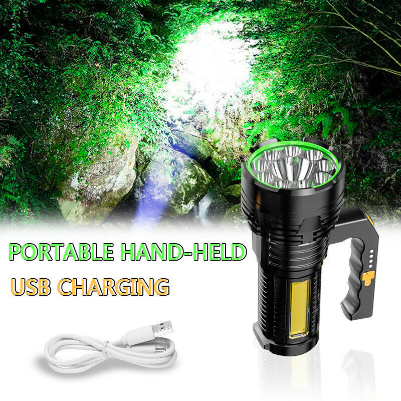 Strong Light Portable Flashlight Multi-Function Rechargeable Waterproof Searchlight Outdoor Emergency USB Outdoor Light